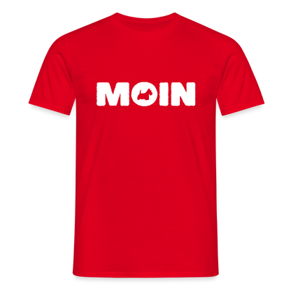 Scottish Terrier - Moin | Männer T-Shirt - Rot