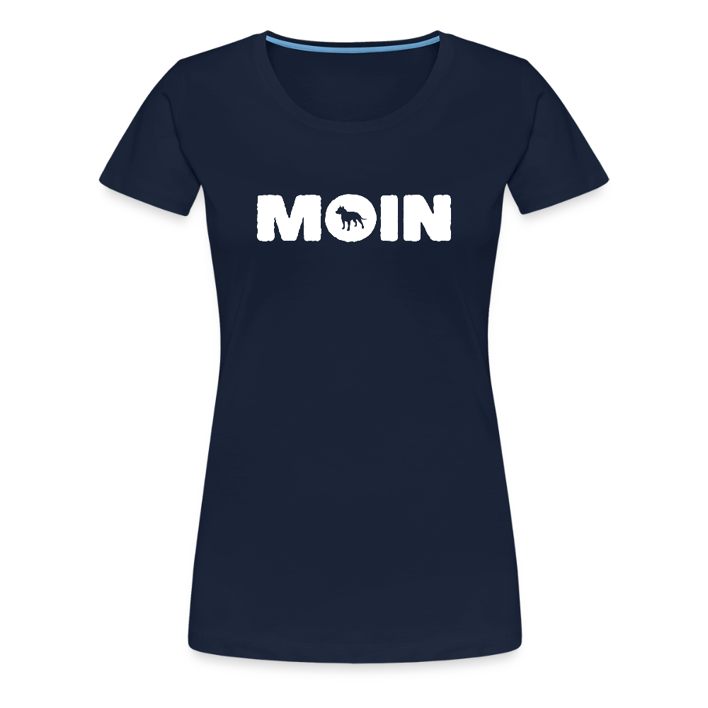 Women’s Premium T-Shirt - American Staffordshire Terrier - Moin - Navy