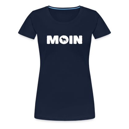 Women’s Premium T-Shirt - American Staffordshire Terrier - Moin - Navy