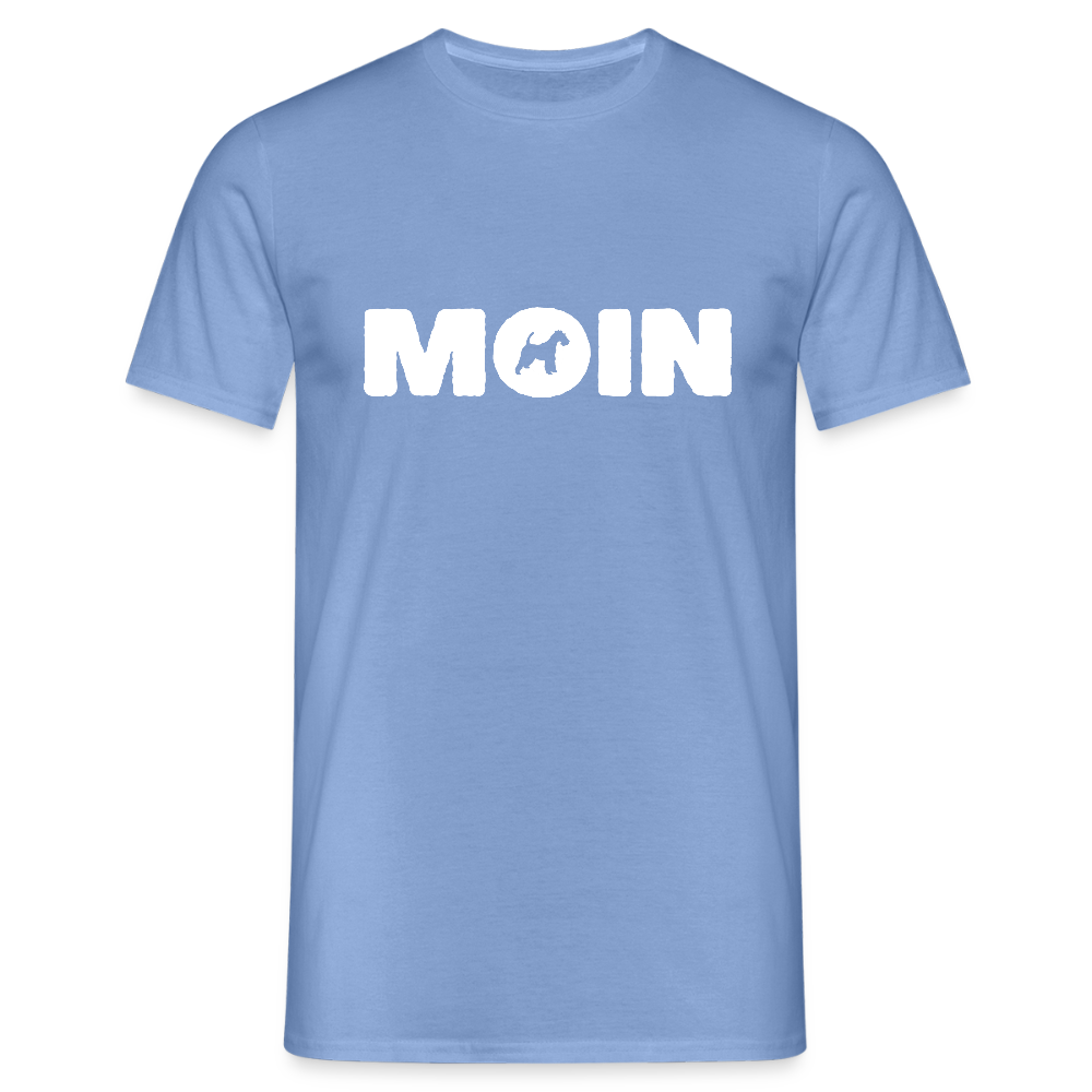 Drahthaar Foxterrier - Moin | Männer T-Shirt - carolina blue