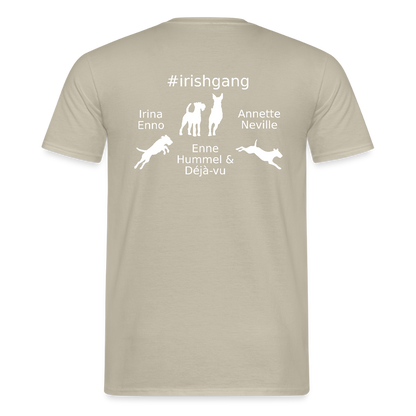 Männer T-Shirt - IRISHGANG - Sandbeige