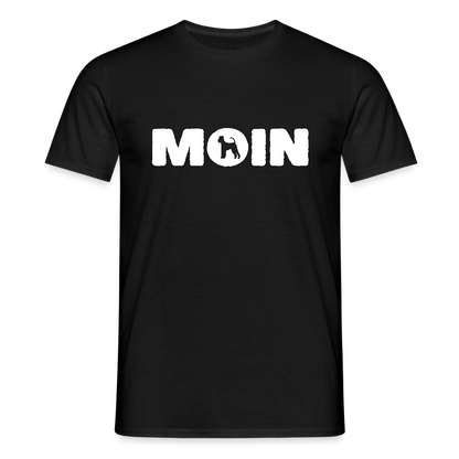 Airedale Terrier - Moin | Männer T-Shirt - Schwarz