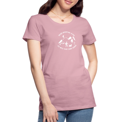 Women’s Premium T-Shirt - Cairn Terrier - Abenteuer - Hellrosa