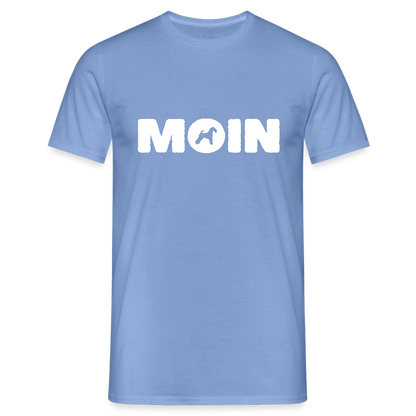 Kerry Blue Terrier - Moin | Männer T-Shirt - carolina blue