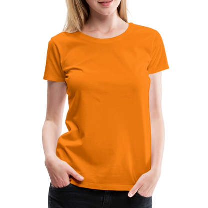 Border Terrier Agility | Women’s Premium T-Shirt - Orange