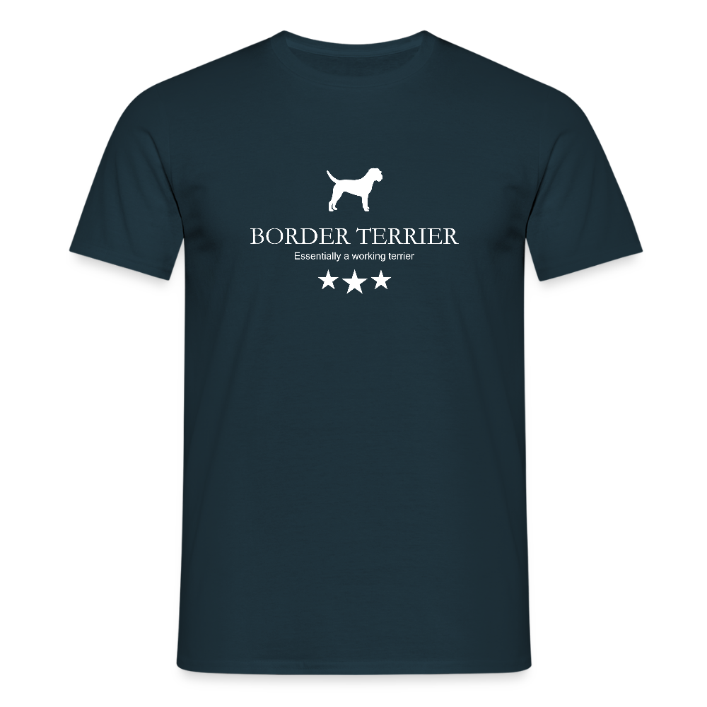 Border Terrier - Essentially a working terrier... | Männer T-Shirt - Navy
