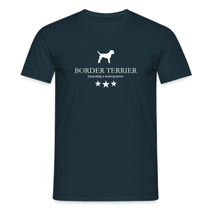 Border Terrier - Essentially a working terrier... | Männer T-Shirt - Navy