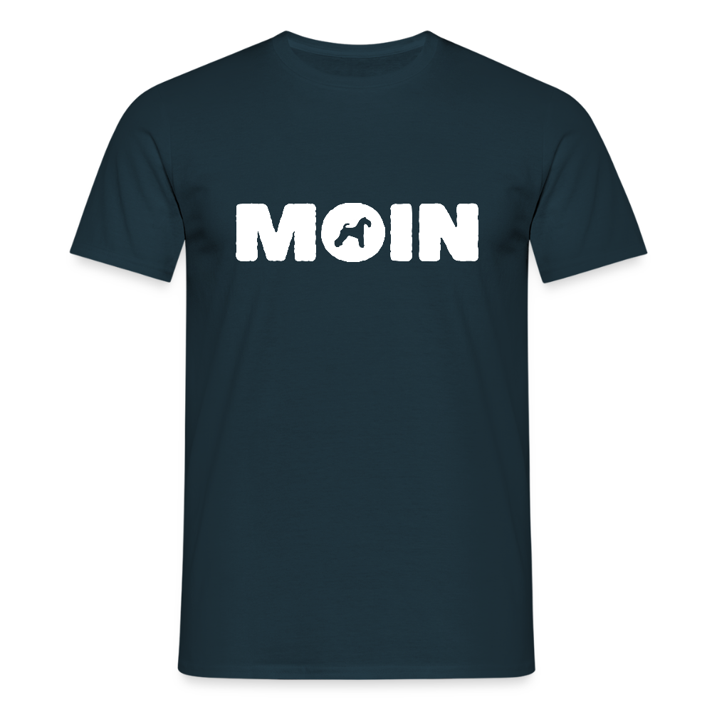 Kerry Blue Terrier - Moin | Männer T-Shirt - Navy