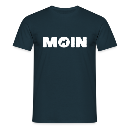 Kerry Blue Terrier - Moin | Männer T-Shirt - Navy