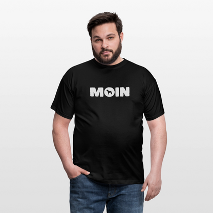 Bedlington Terrier - Moin | Männer T-Shirt - Schwarz