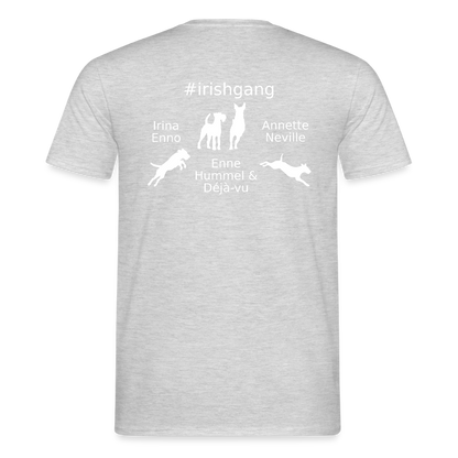Männer T-Shirt - IRISHGANG - Grau meliert