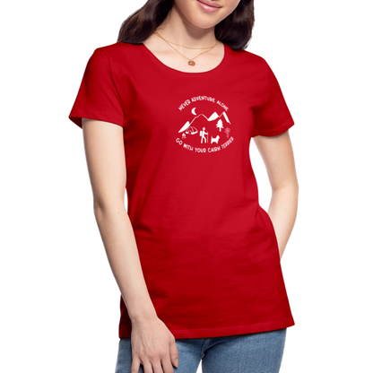 Women’s Premium T-Shirt - Cairn Terrier - Abenteuer - Rot