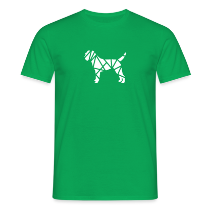 Border Terrier geometrisch | Männer T-Shirt - Kelly Green