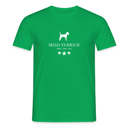 Männer Premium T-Shirt - Irish Terrier - Active, lively, wiry... - Kelly Green