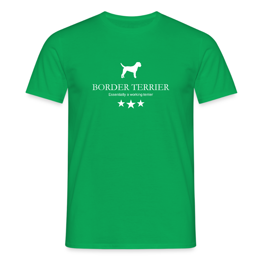 Border Terrier - Essentially a working terrier... | Männer T-Shirt - Kelly Green