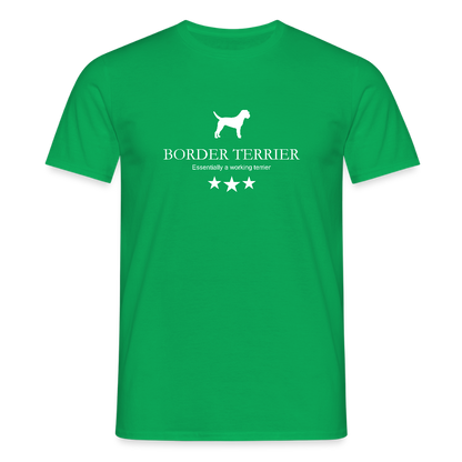 Border Terrier - Essentially a working terrier... | Männer T-Shirt - Kelly Green