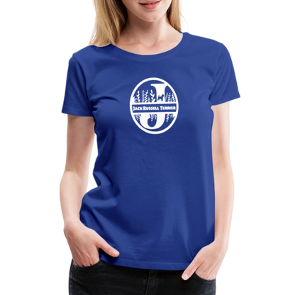 Women’s Premium T-Shirt - Jack Russell Terrier - Monogramm - Königsblau