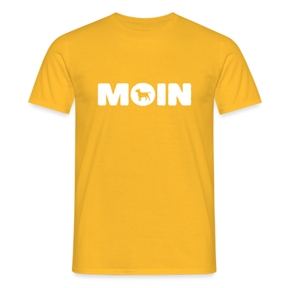 Bull Terrier - Moin | Männer T-Shirt - Gelb