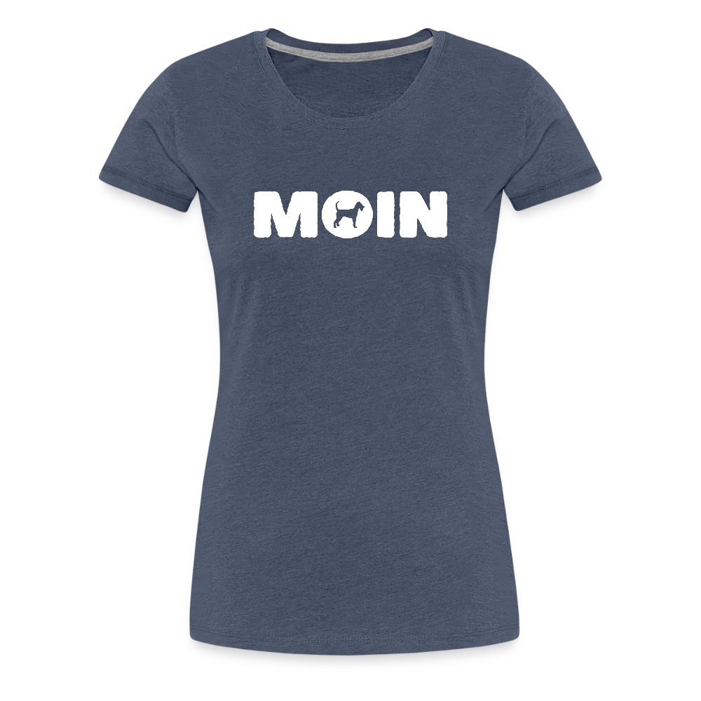 Women’s Premium T-Shirt - Irish Terrier - Moin - Blau meliert