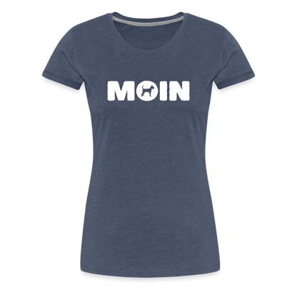Women’s Premium T-Shirt - Irish Terrier - Moin - Blau meliert