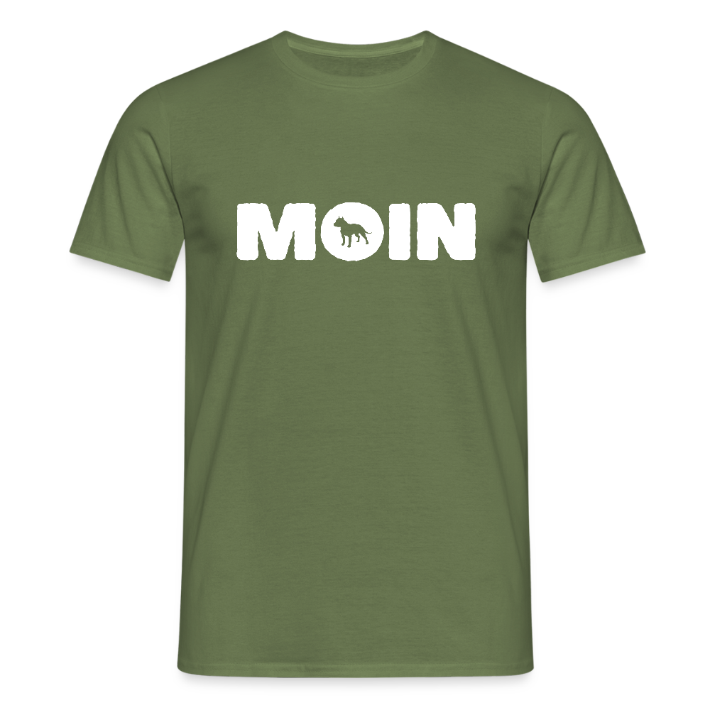American Staffordshire Terrier - Moin | Männer T-Shirt - Militärgrün
