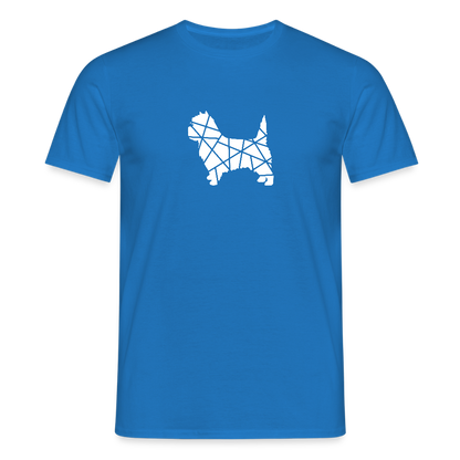 Cairn Terrier geometrisch | Männer T-Shirt - Royalblau