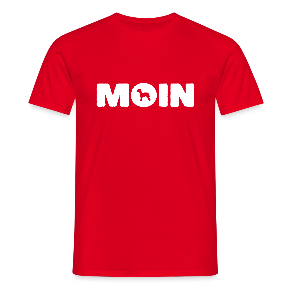Bedlington Terrier - Moin | Männer T-Shirt - Rot