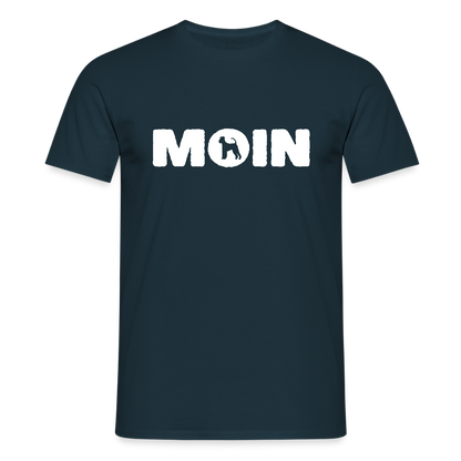 Airedale Terrier - Moin | Männer T-Shirt - Navy