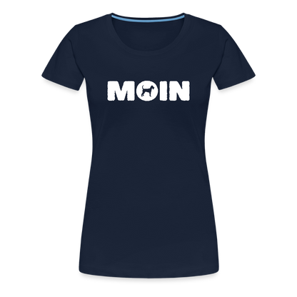 Women’s Premium T-Shirt - Irish Terrier - Moin - Navy