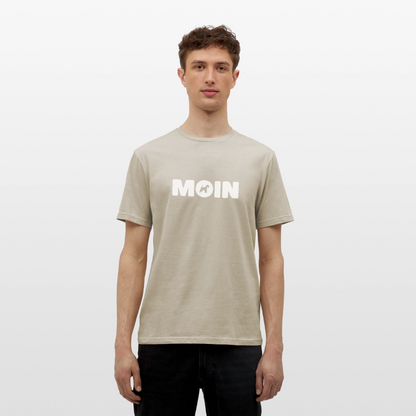 Drahthaar Foxterrier - Moin | Männer T-Shirt - Sandbeige