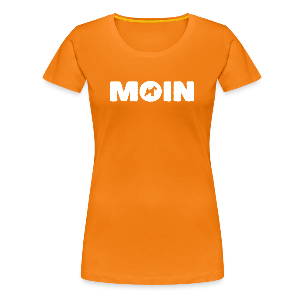 Women’s Premium T-Shirt - Drahthaar Foxterrier - Moin - Orange
