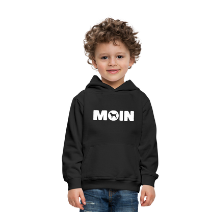 Kinder Premium Hoodie - Border Terrier - Moin - Schwarz