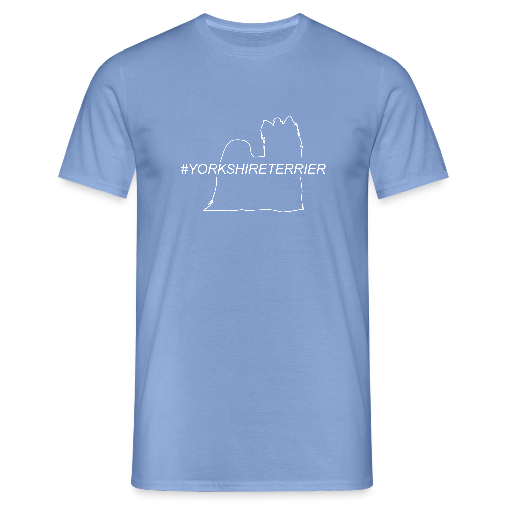 Yorkshire Terrier - Hashtag | Männer T-Shirt - carolina blue