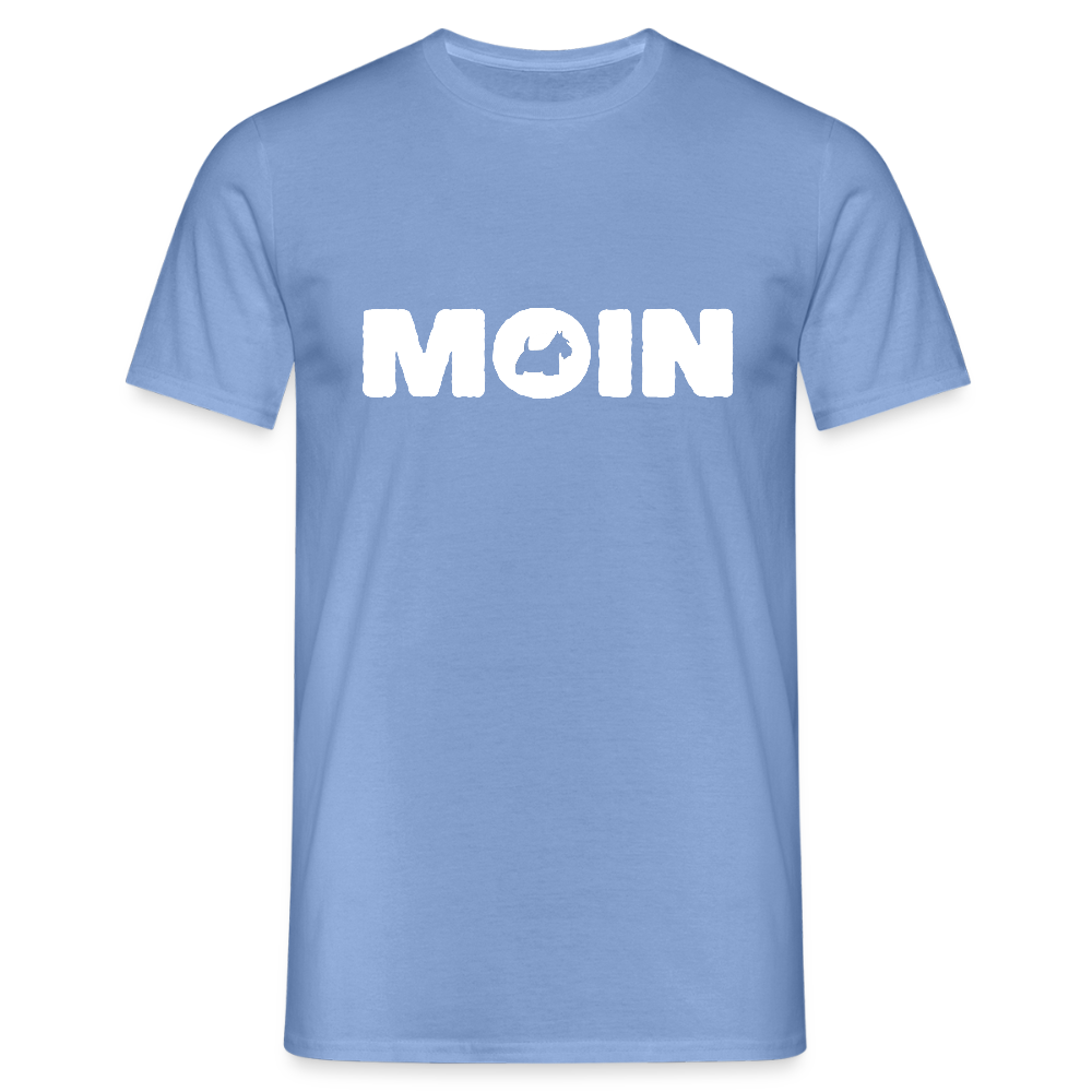 Scottish Terrier - Moin | Männer T-Shirt - carolina blue