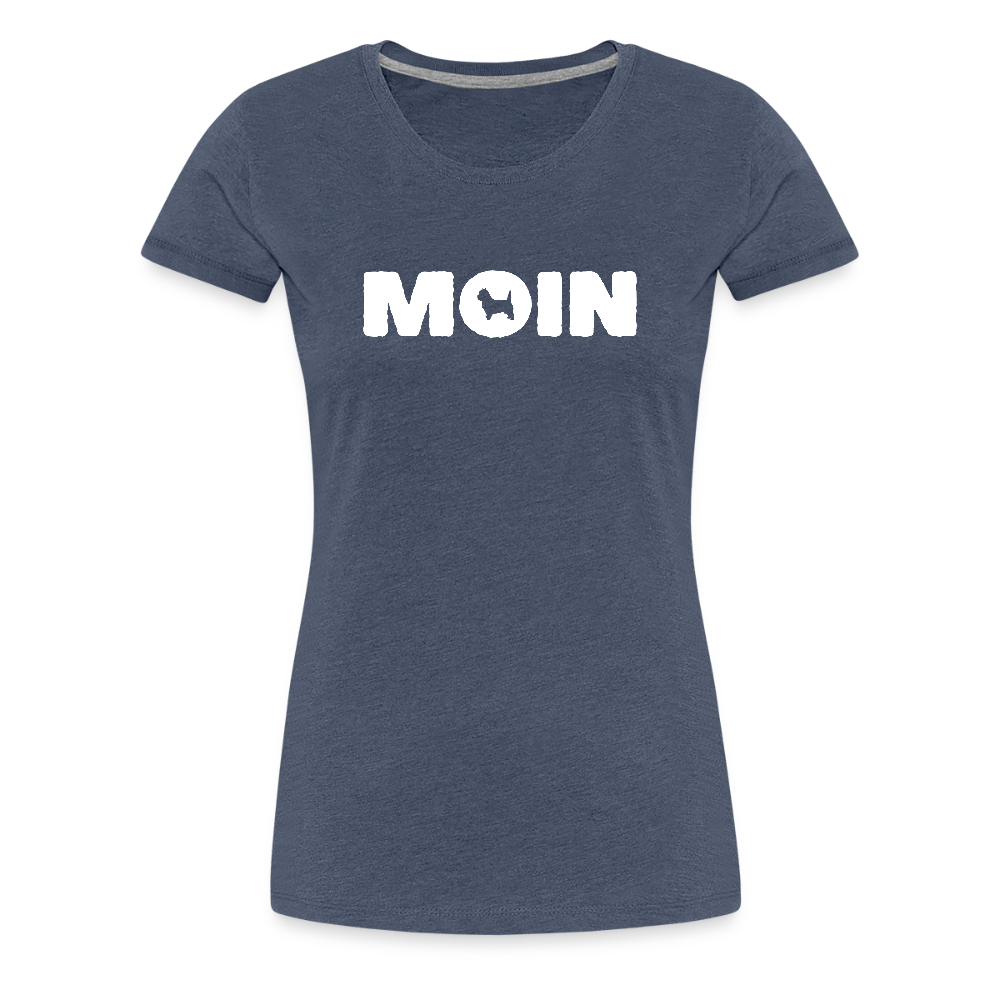 Women’s Premium T-Shirt - Cairn Terrier - Moin - Blau meliert