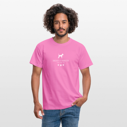 Männer Premium T-Shirt - Irish Terrier - Active, lively, wiry... - Pink