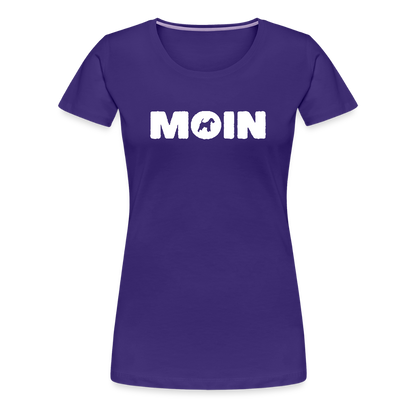 Women’s Premium T-Shirt - Drahthaar Foxterrier - Moin - Lila