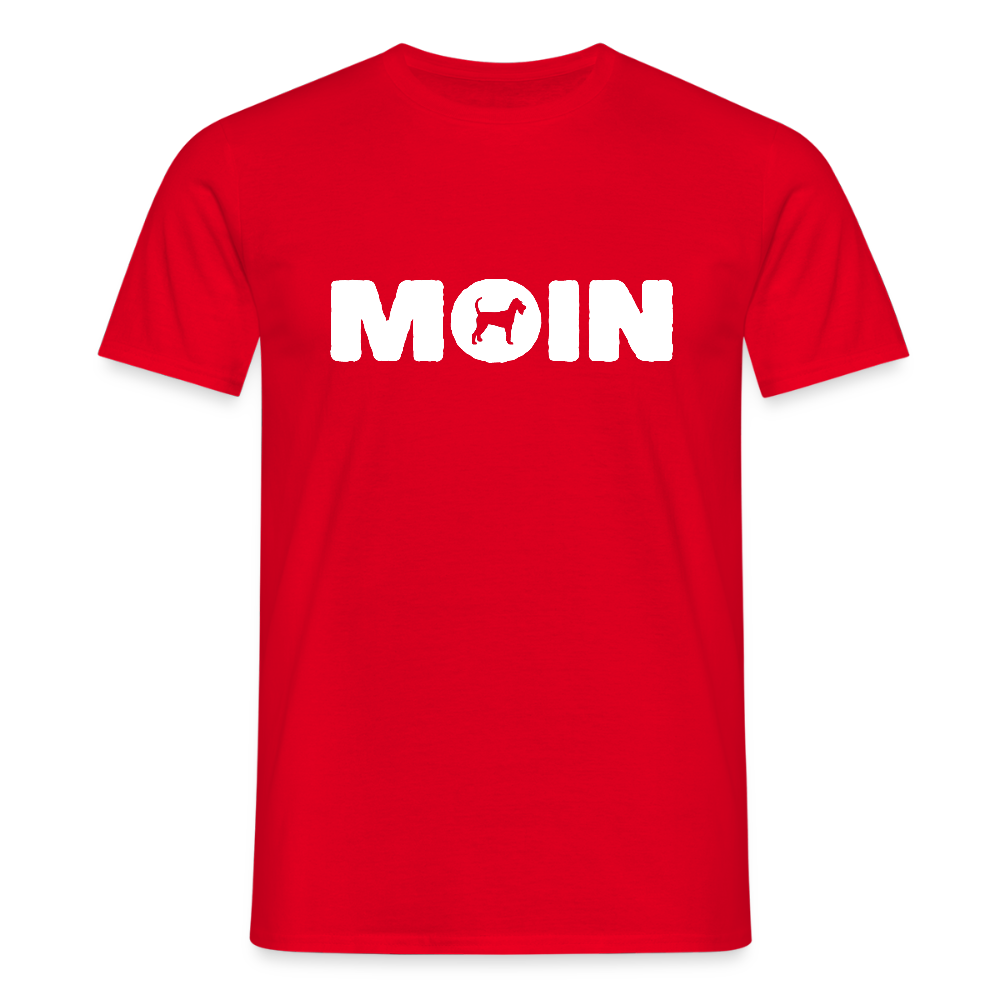 Irish Terrier - Moin | Männer T-Shirt - Rot