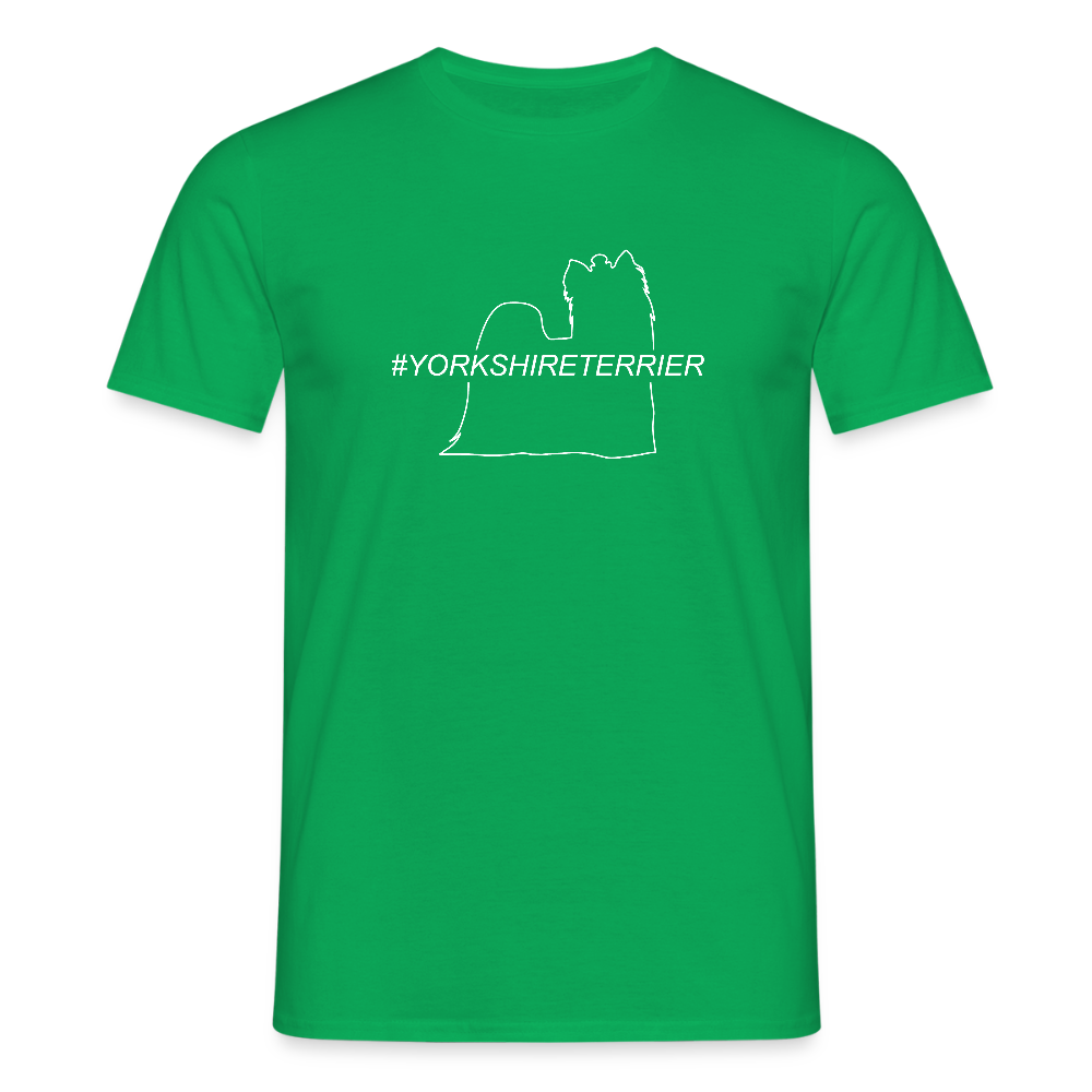 Yorkshire Terrier - Hashtag | Männer T-Shirt - Kelly Green