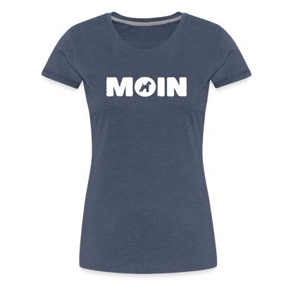 Women’s Premium T-Shirt - Welsh Terrier - Moin - Blau meliert