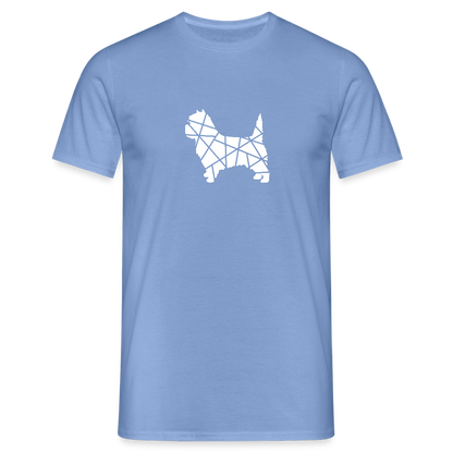 Cairn Terrier geometrisch | Männer T-Shirt - carolina blue