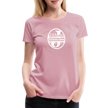 Women’s Premium T-Shirt - Jack Russell Terrier - Monogramm - Hellrosa