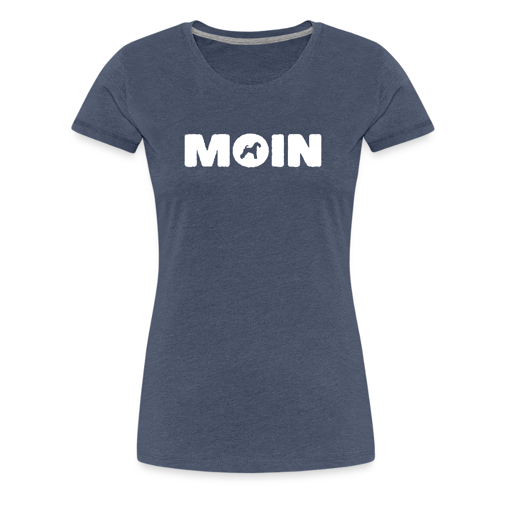 Women’s Premium T-Shirt - Kerry Blue Terrier - Moin - Blau meliert