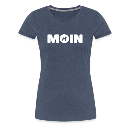 Women’s Premium T-Shirt - Kerry Blue Terrier - Moin - Blau meliert