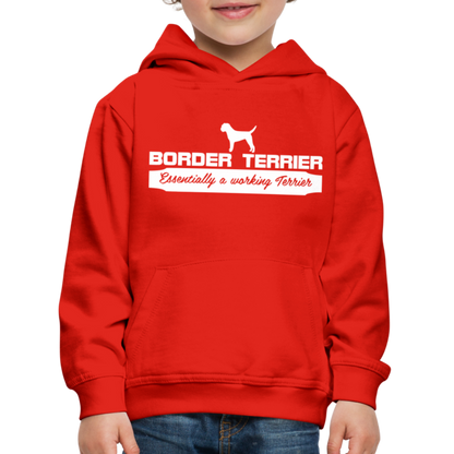 Kinder Premium Hoodie - Border Terrier - Essentially a working Terrier... - Rot