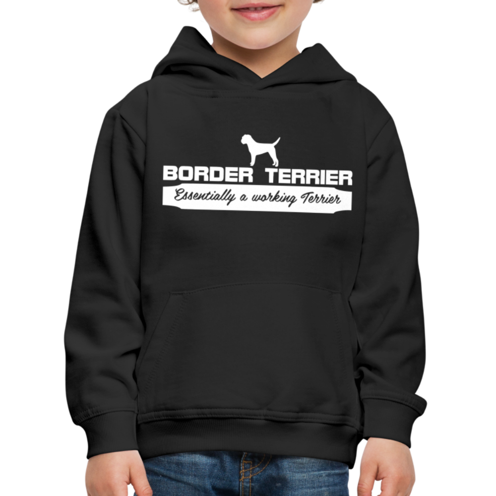 Kinder Premium Hoodie - Border Terrier - Essentially a working Terrier... - Schwarz