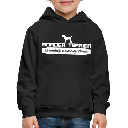 Kinder Premium Hoodie - Border Terrier - Essentially a working Terrier... - Schwarz