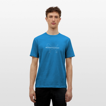 Border Terrier - Hashtag | Männer T-Shirt - Royalblau