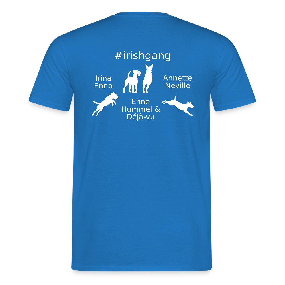 Männer T-Shirt - IRISHGANG - Royalblau