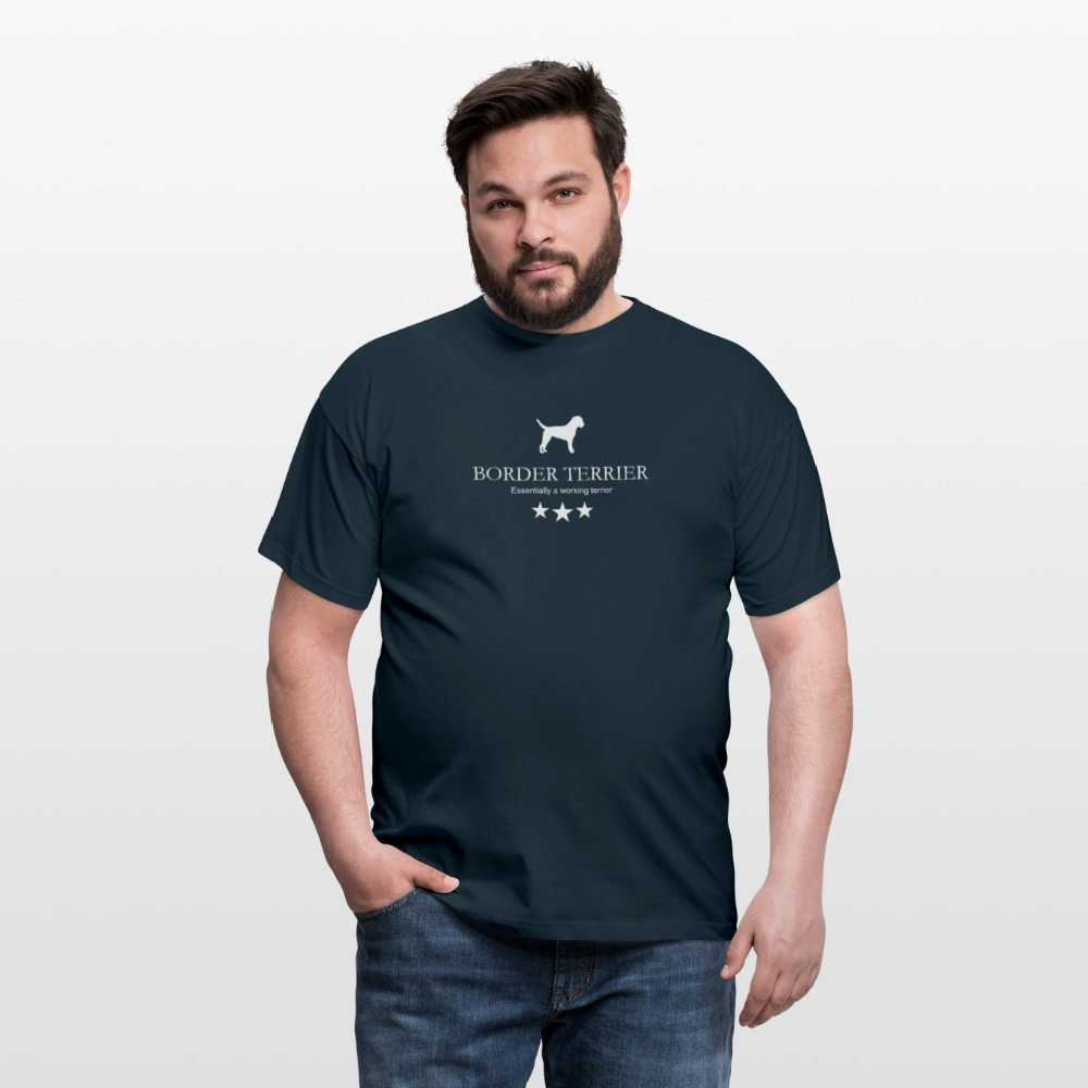 Border Terrier - Essentially a working terrier... | Männer T-Shirt - Navy